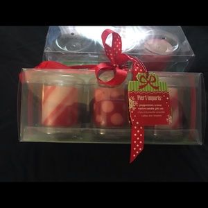 Peppermint Creme Filled Votive Candles